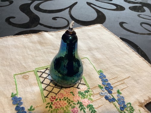 Heron glass small dark - glass,