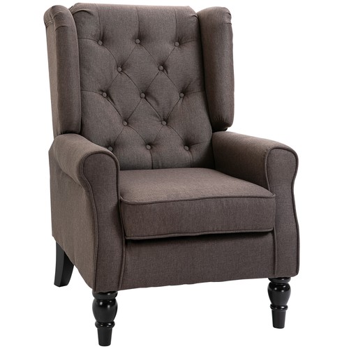 Homcom accent chair wingback - homcom,
