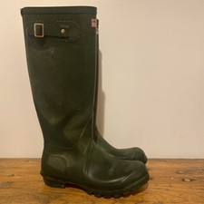 Hunter Uniroyal Vintage Wellington Boot Green 6 39 Rare