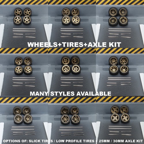 Brass wheels tires - brass,