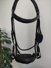 ✨✨ SUPER SOFT ENGLISH LEATHER PADDED COMFORT DOUBLE BRIDLE with REINS✨✨