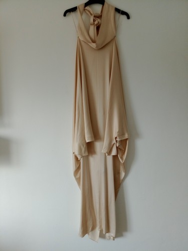 Zara cream satin batwing - zara,