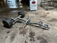 Unbraked trailer chassis, X