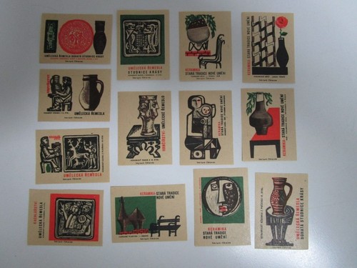 Czechoslovakia matchbox labels - matchbox,