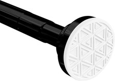 Extendable Shower Curtain Pole 155–255cm No-Drill Stainless Steel Tension Rod