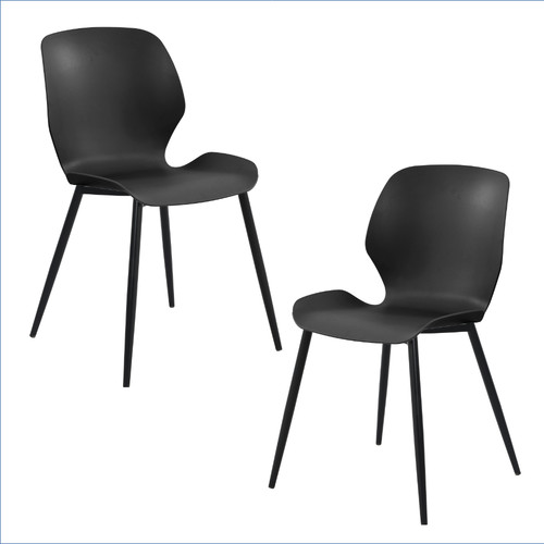 Black plastic kitchen dining - black,