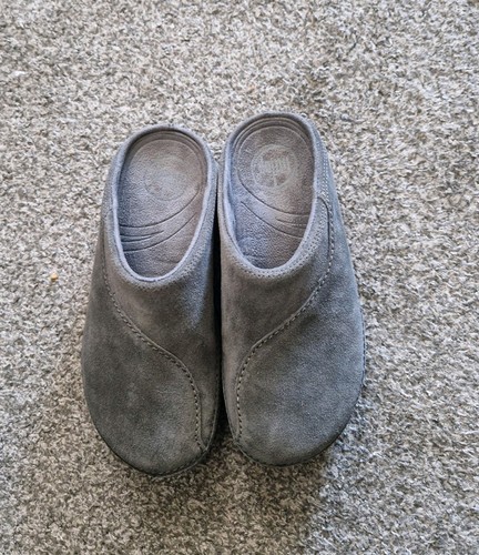 Fitflop grey suede mule - uk, 3