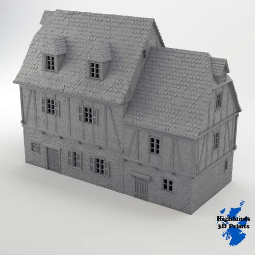 Timbered house ww2 scatter - timbered,