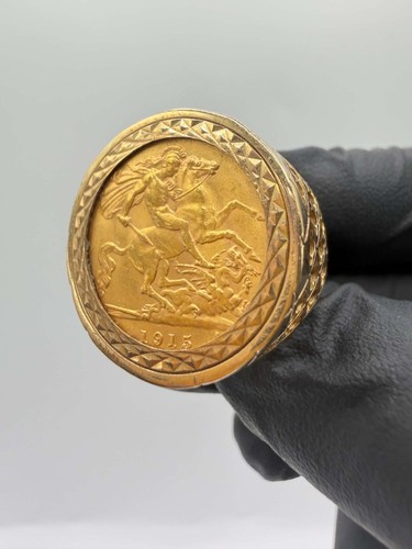 1915 half sovereign 9ct - 1915,