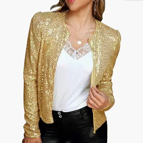 Women sparkly sequins long - women's,