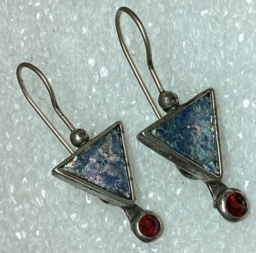 Pair sterling silver earrings - pair,