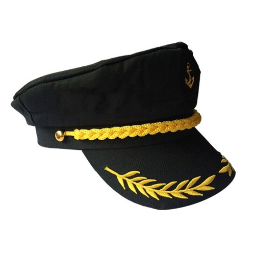 Navy captain hat - hat, skipper