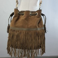 TOP SHOP Tan Brown Suede
