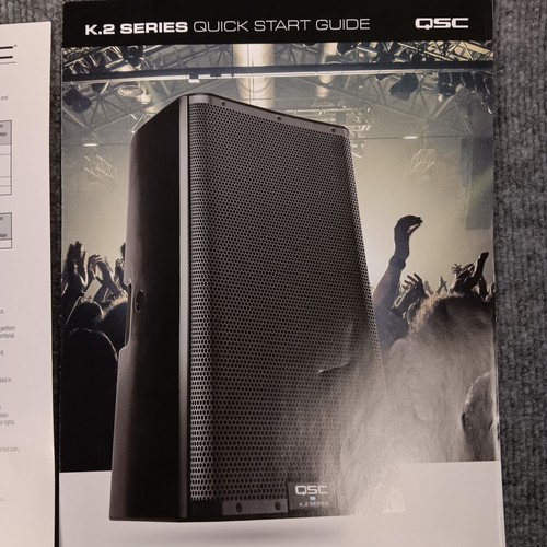 Qsc series quick start - qsc,