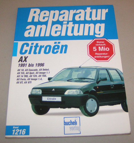 Repair manual citroen - ax, /