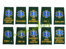 Ambulance / Paramedic / EMT / Responder / First aid / FREC / PTS / HDU Epaulette