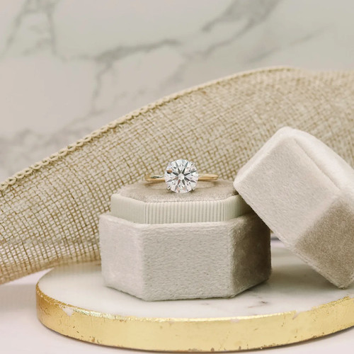 Diamond ring engagement gold - diamond,