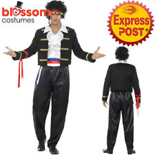 CA414 Mens New Romantic 80s Adam Ant Boy George Costume Pop Star Fancy Outfit
