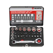 Wurth Double Ring Ratchet Spanner Wrench with Bits Mini Set 31pcs - 096511310