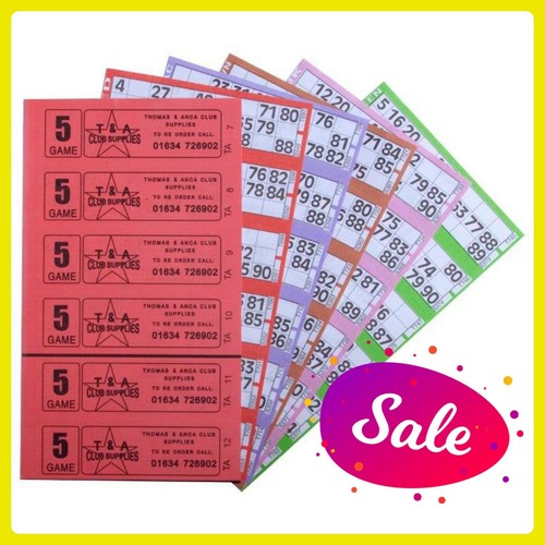 Bingo tickets books - tickets,