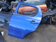 2019 PEUGEOT 108 5 DOOR NS PASSENGER SIDE REAR DOOR BLEU CAPRI BLUE ETB