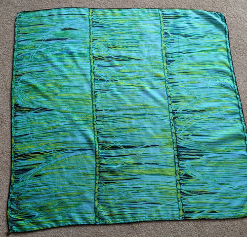 Large italian pure - silk, scarf