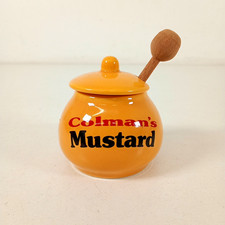Colman's Yellow Mustard Pot