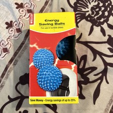 x2 Reusable Tumble Dryer Balls UK Laundry Washing Machine Eco Clothes Softener