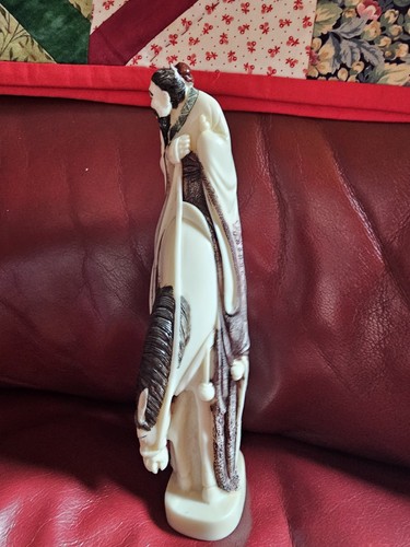 Japanese carved okimono man - japanese,