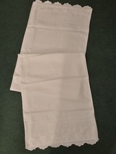 Vintage White Bolster Double
