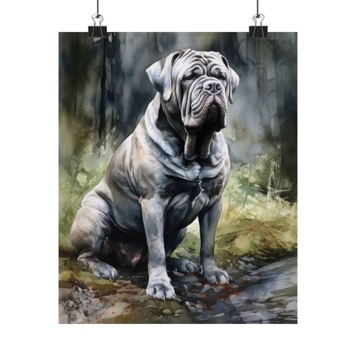 Neapolitan mastiff dog - neapolitan, art