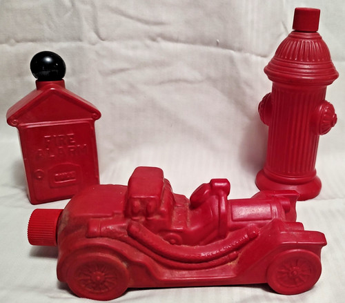 Avon bottles red fire - red,