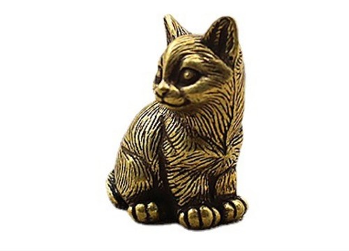 Dmtse brass cute cat kitty - cute,
