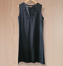 Black Handmade Shift Dress 12