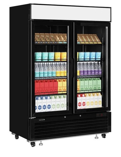 New upright glass twin double - upright,