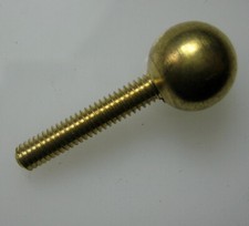 Brass ball finial 11mm with