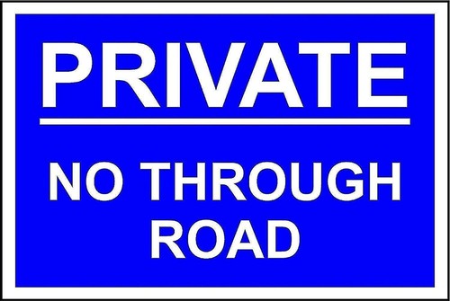 Private through road metal - ,