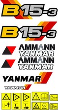 YANMAR B15-3 DIGGER DECAL