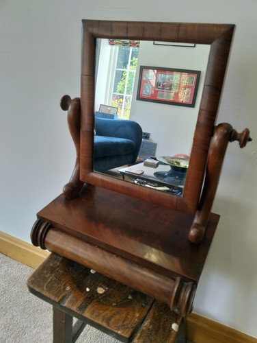 Antique mahogany veneered - antique,