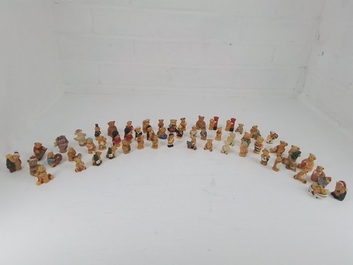 Miniature ceramic teddy - miniature,