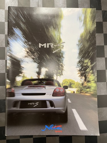 Toyota sales brochure - toyota, mr-s