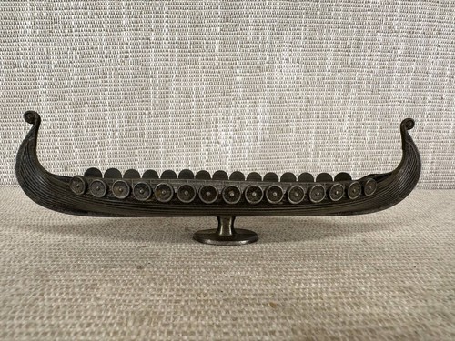 Oseberg viking ship metal - viking,