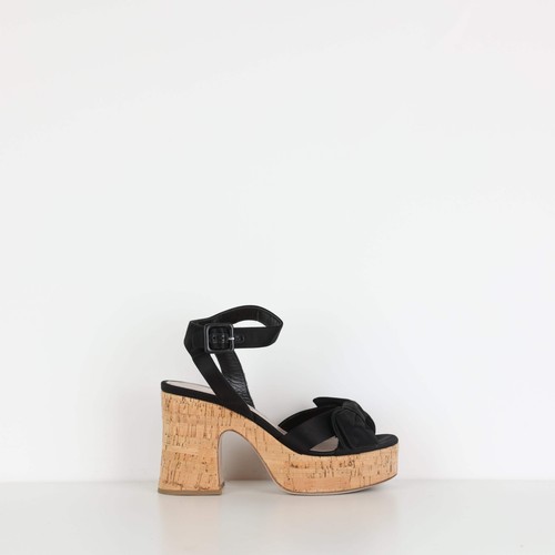 Miu black heels - black, shoe