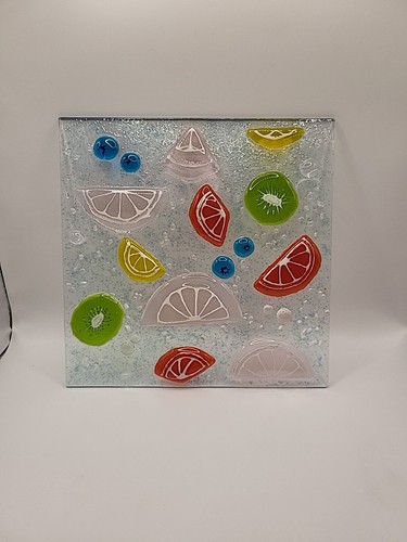 Downs fused glass art - glass,