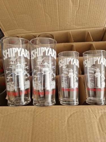 Shipyard pint glasses 2x - shipyard,