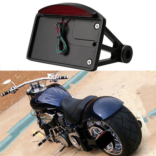 Motorcycle side mount - mount, license