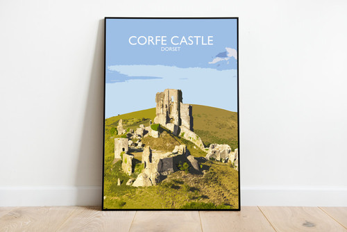 Corfe castle art - corfe,