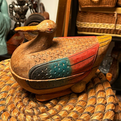 Rare vintage hand - vintage, carved