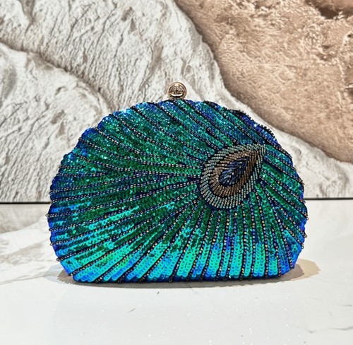 Womens peacock blue - peacock, sequin