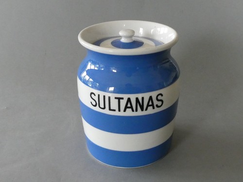 Green cornishware sultanas - tg,